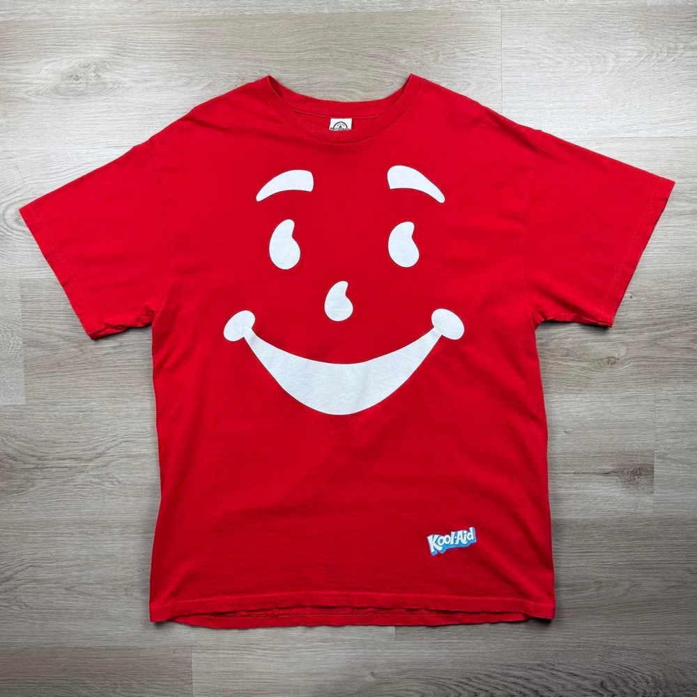 Vintage Y2K Kool-Aid Man Big Face Graphic T-Shirt XL